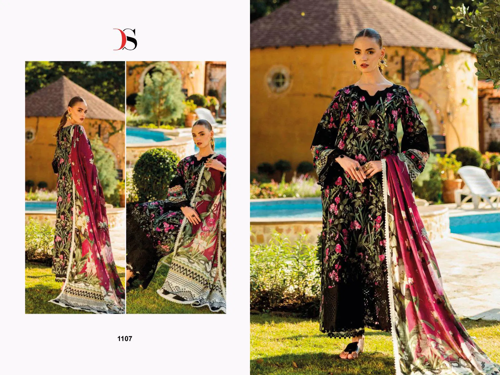 Elaf Chikankari Premium Lawn 26 By Deepsy Cotton Dupatta Pakistani Suits